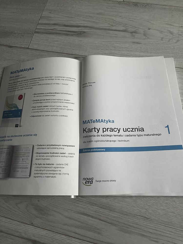 Matematyka karty pracy ucznia 1