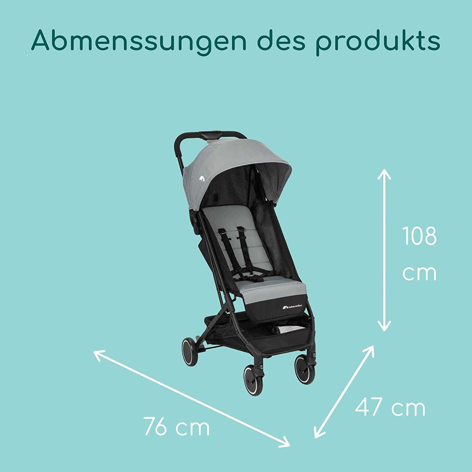 коляска дитяча Bebeconfort Soko від 0 місяців до 3,5 років 0-15кг Shad