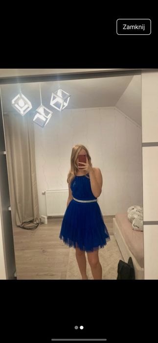 Sukienka niebieska