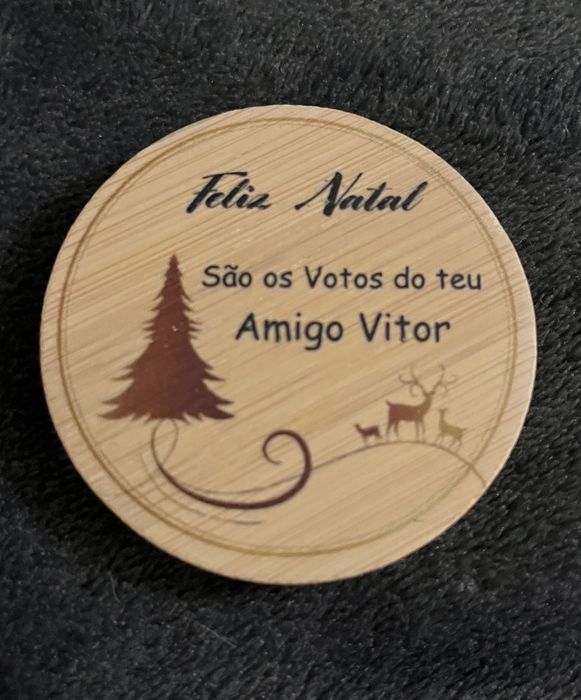 Saca Caricas em bambu com íman PERSONALIZADO