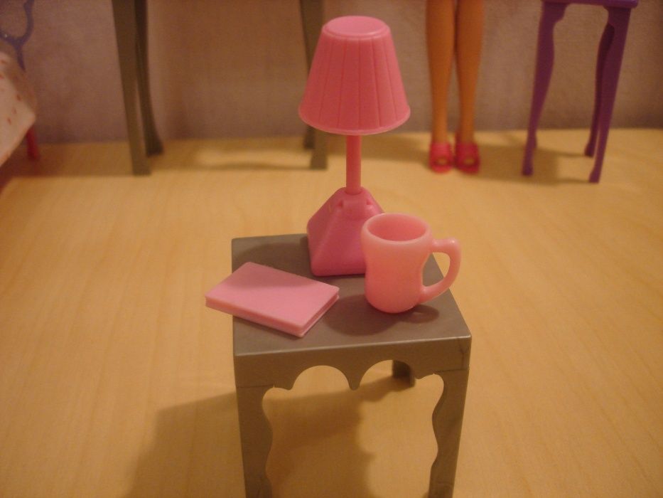 Кукольный набор (мебель для спальни) + кукла Barbie (Барби)