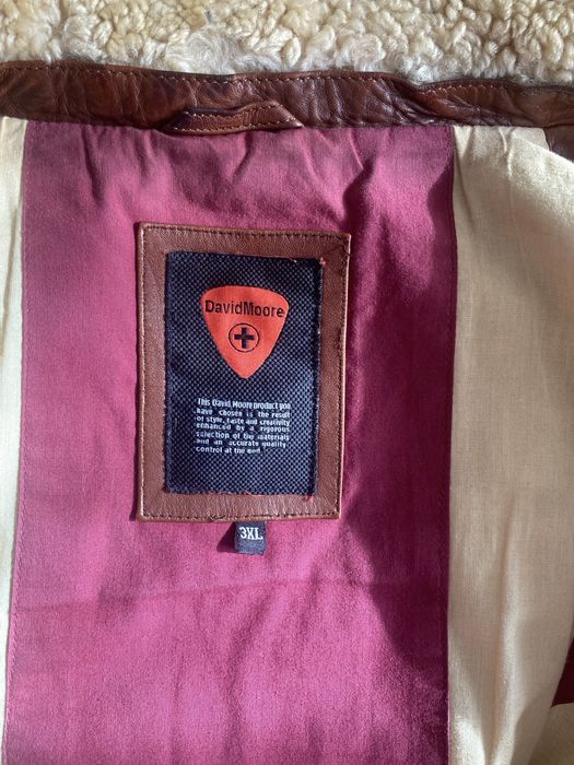 Вінтажна куртка Авіатор DAVID MOORE  XXXl