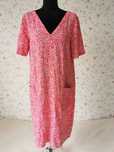 Marks Spencer sukienka midi len wiskoza kieszenie 40 L 12 - 42 XL 14