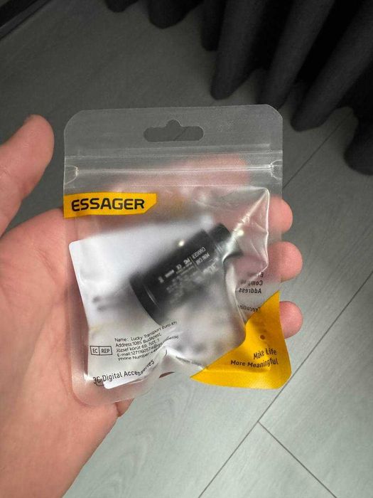 USB Car Charger Quick Charge4.0 USB Type C Essager 30W 5A