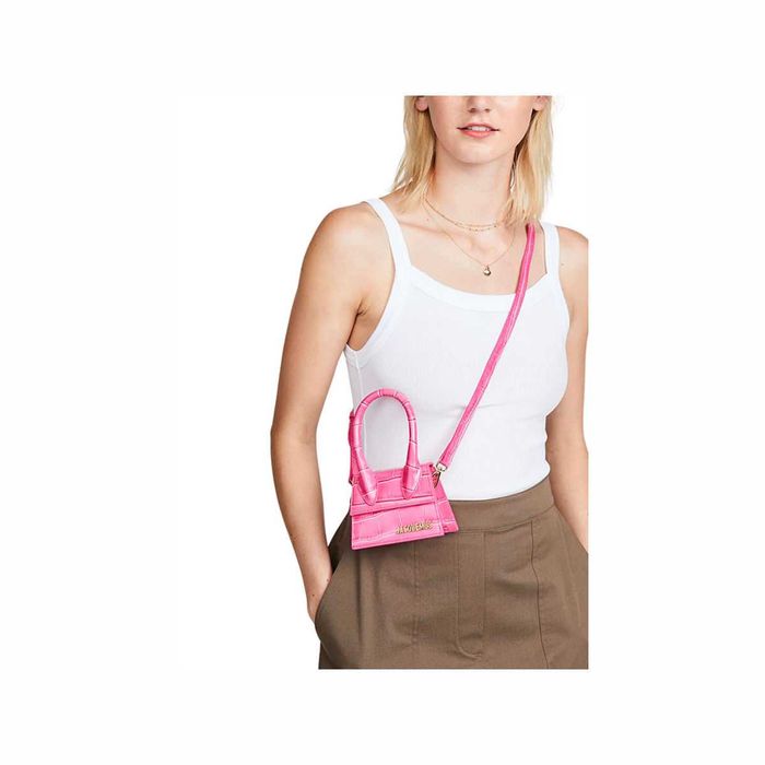 Сумка Jacquemus Le Chiquito Mini leather bag Fuchsia