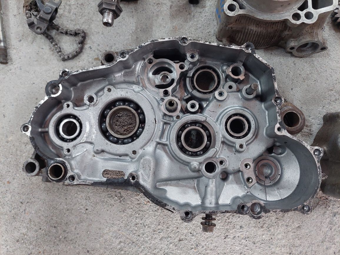 Yamaha yzf 250 cylinder karter wał tryb dekiel ślizg części silnik