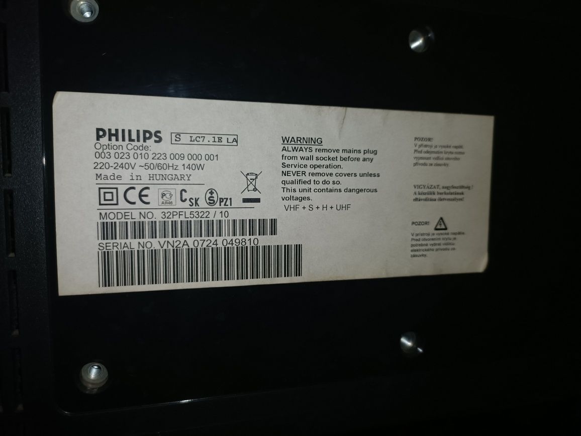 Płaski telewizor panoramiczny Philips