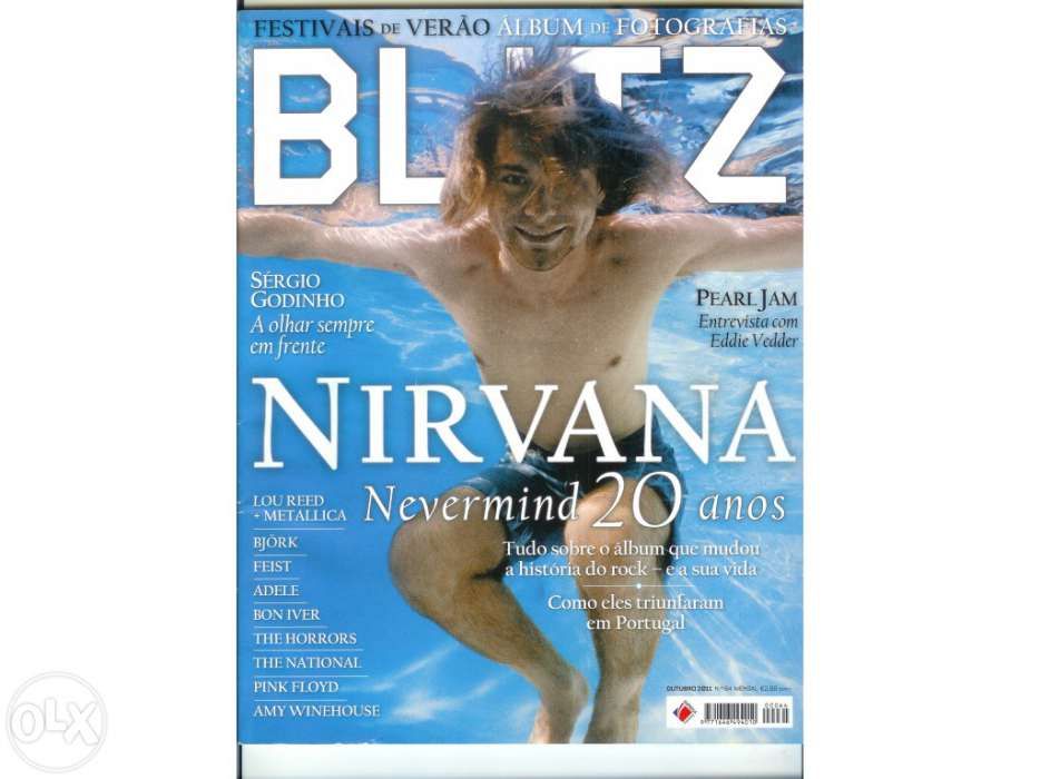 Blitz nº 64 outubro de 2011 - capa nirvana/kurt cobain (portes incluíd