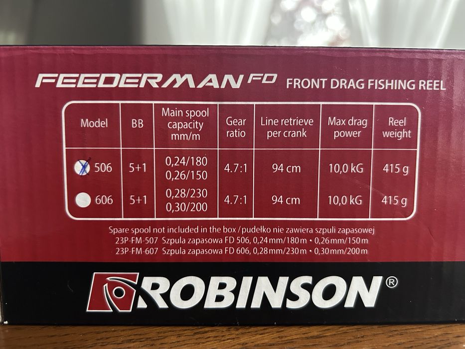 Kołowrotek Robinson Feeder Man FD 506