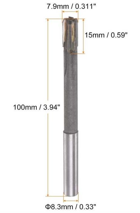 Rozwiertak maszynowy 7.9 mm H7 C1/K30
