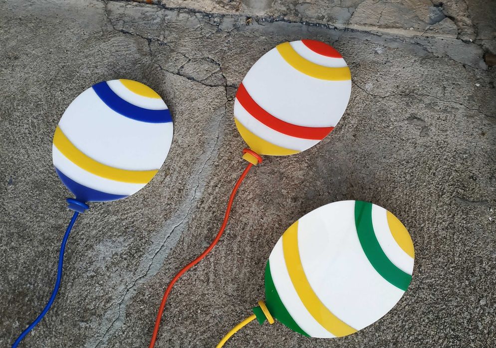 Candeeiro balões, quarto criança.