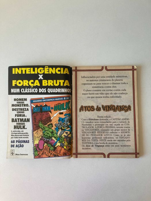 Capitão América Nº172 Fora de Controle (1993) HQ Banda desenhada PT/BR