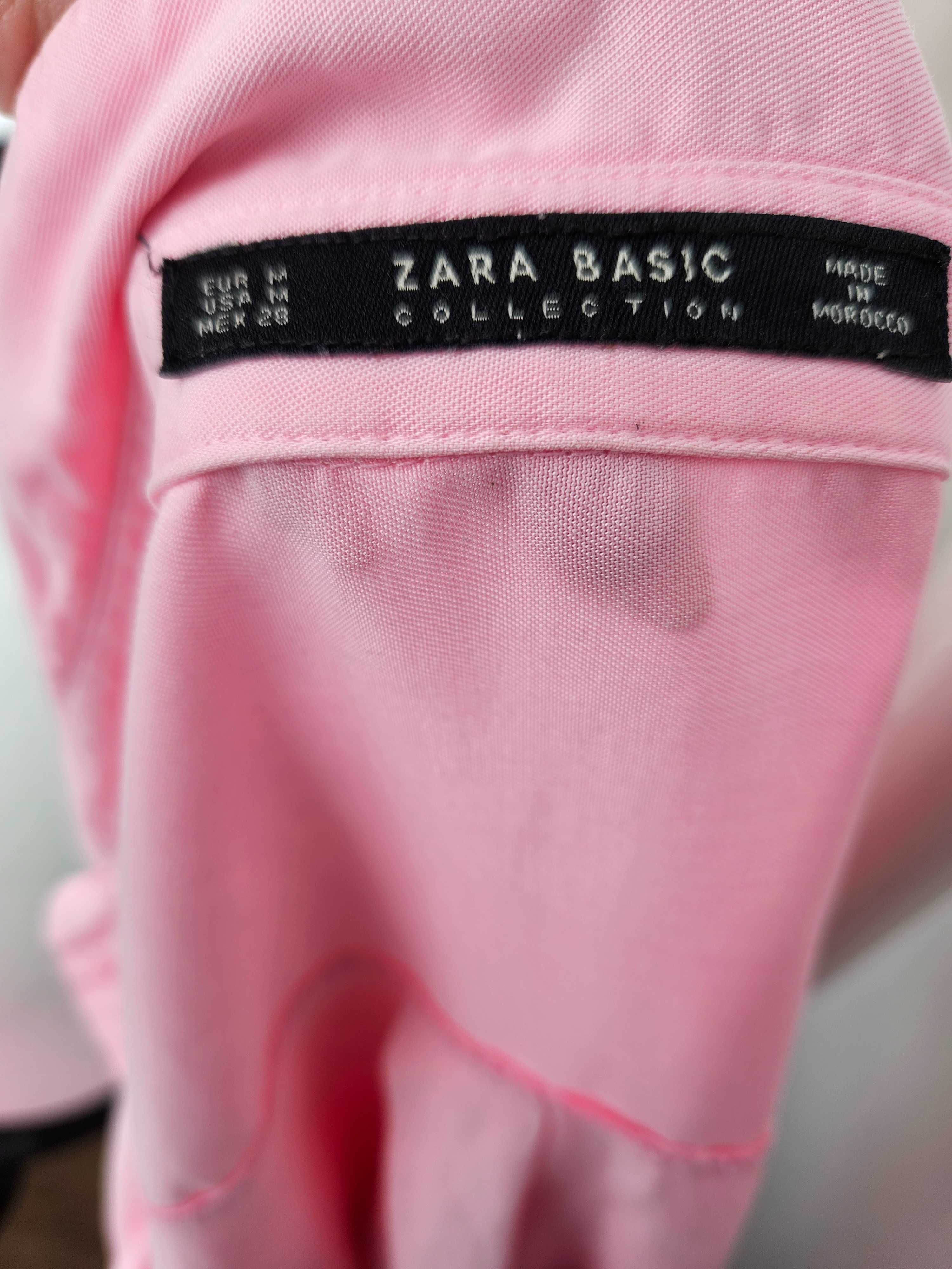 Koszula damska Zara 38/M jakość Lyocell pudrowy róż idealna