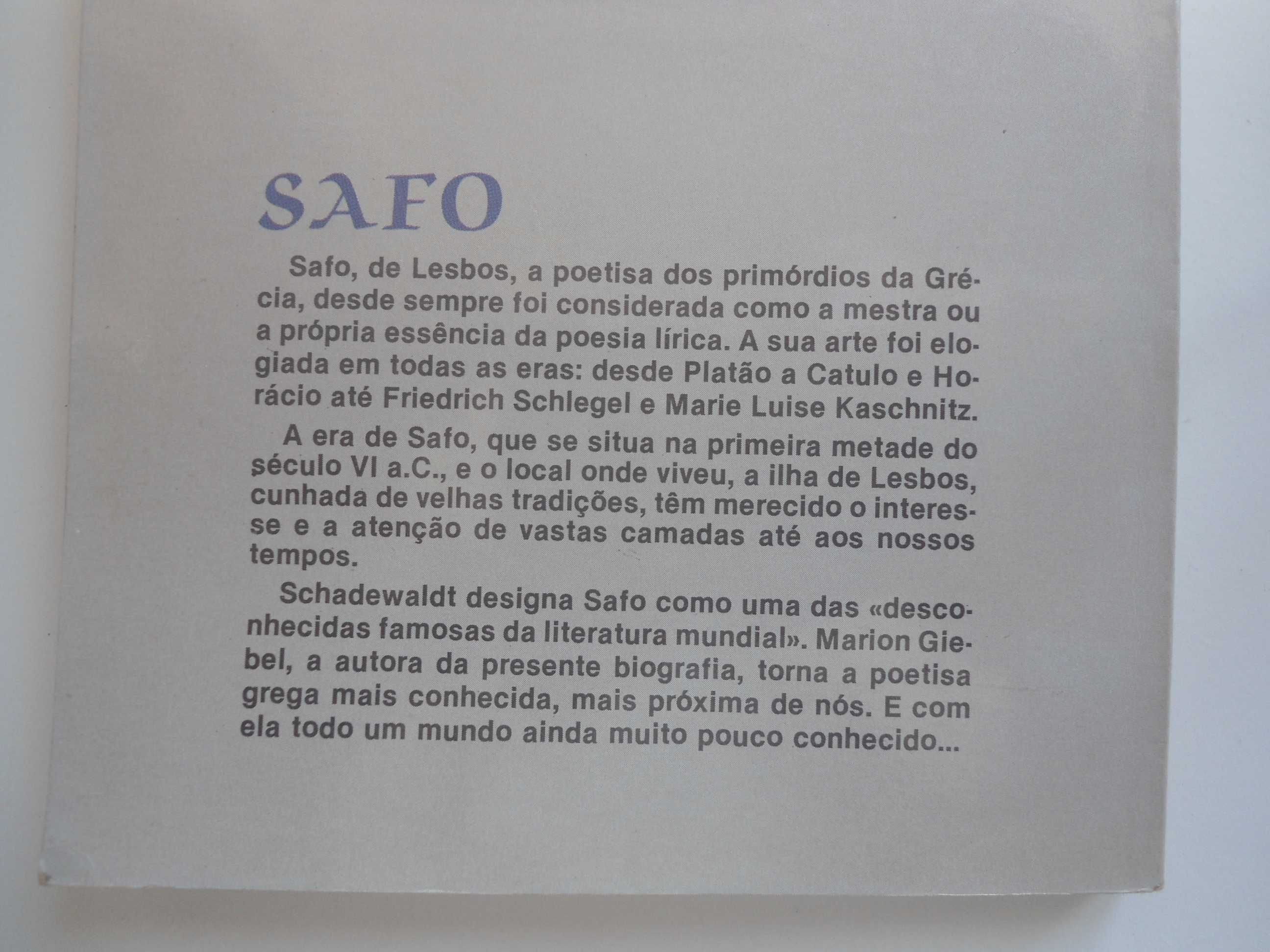 Safo por Marion Giebel