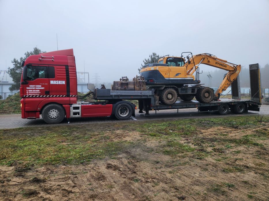Transport ciężarowy niskopodwozie, pomoc drogowa, laweta, wywrotka