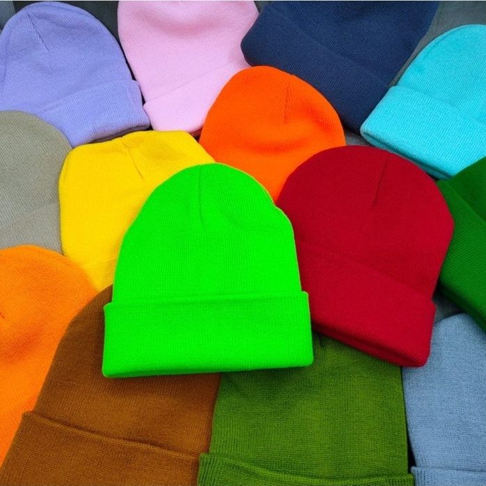Шапки чоловічі, жіночі, дитячі. 20 кольорів. Осінь-зима-весна.