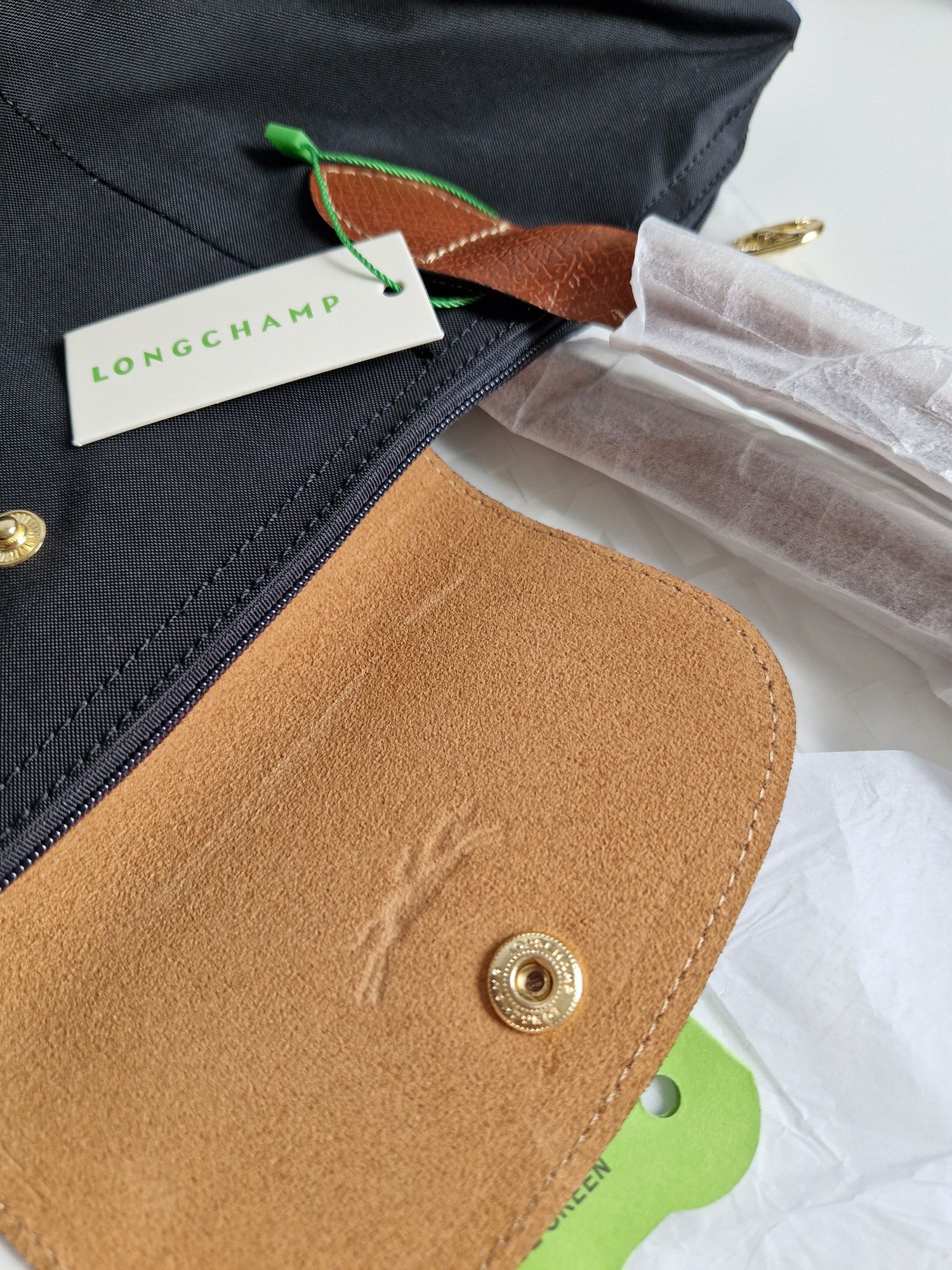 LONGCHAMP L czarna nowa