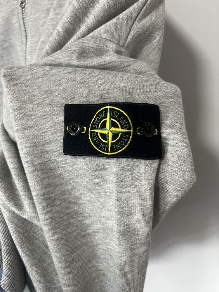 Оригинальная кофта на молнии Stone Island, размер L