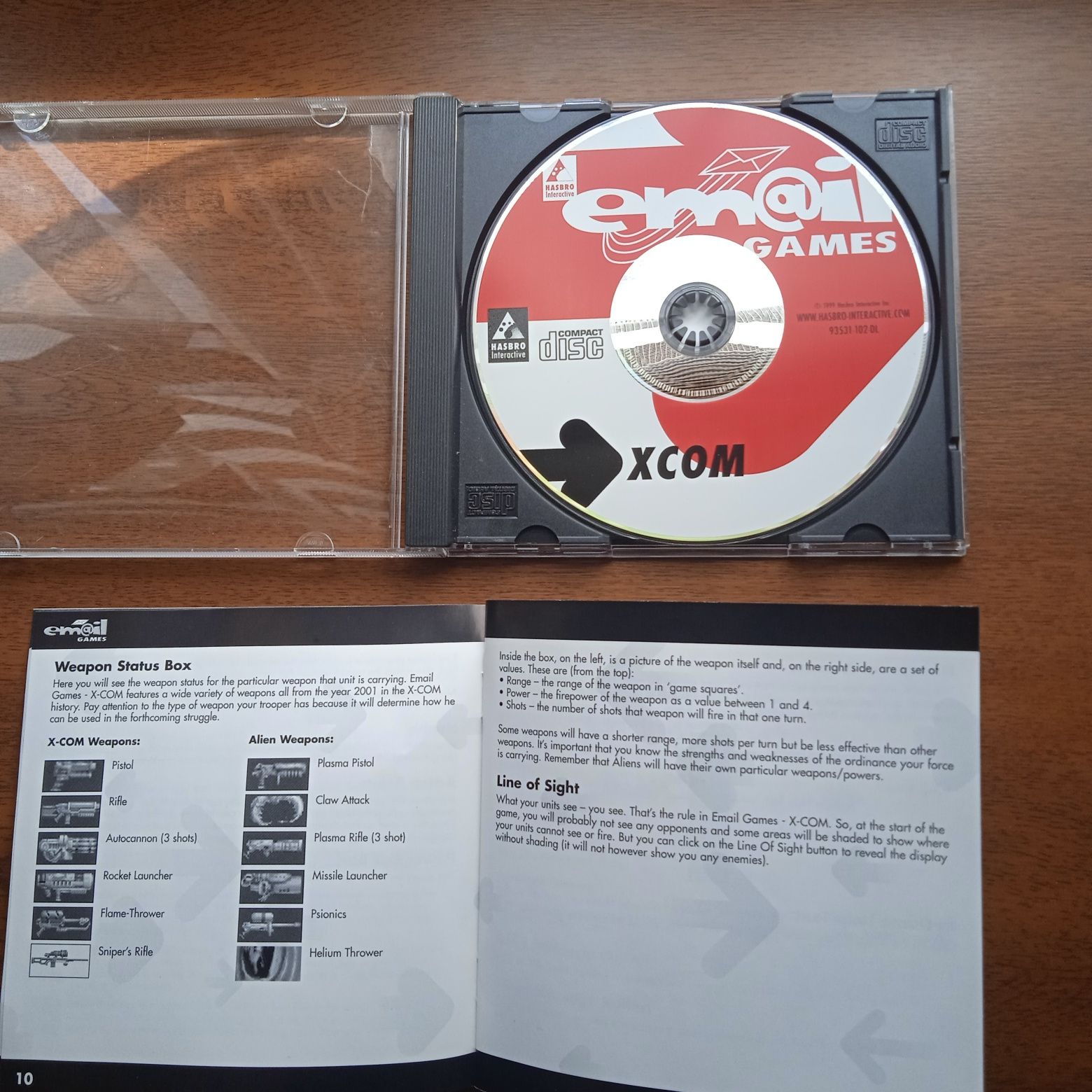 Unikat Gra X-Com email PC kolekcja