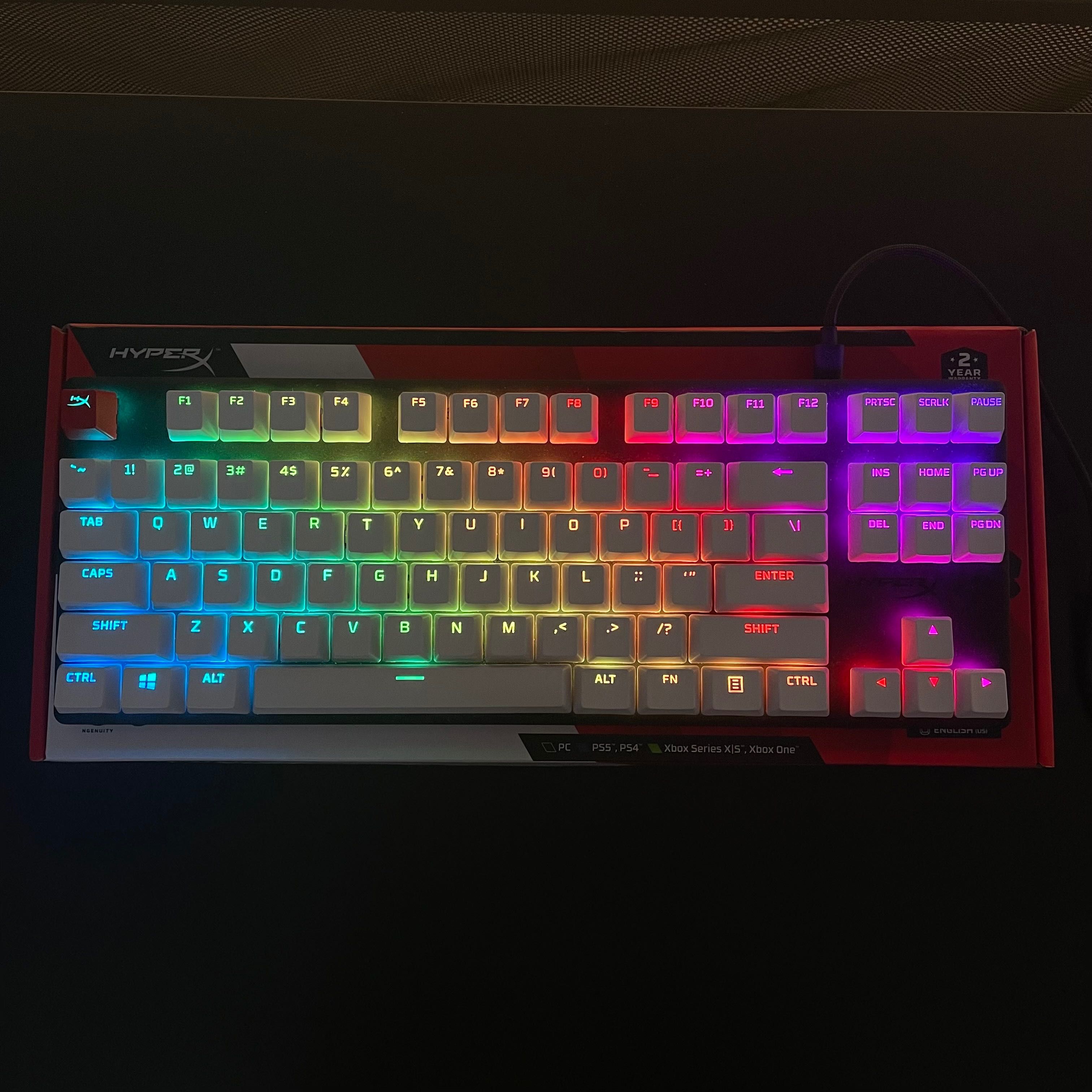 Klawiatura HyperX Alloy Origins Core PBT Red