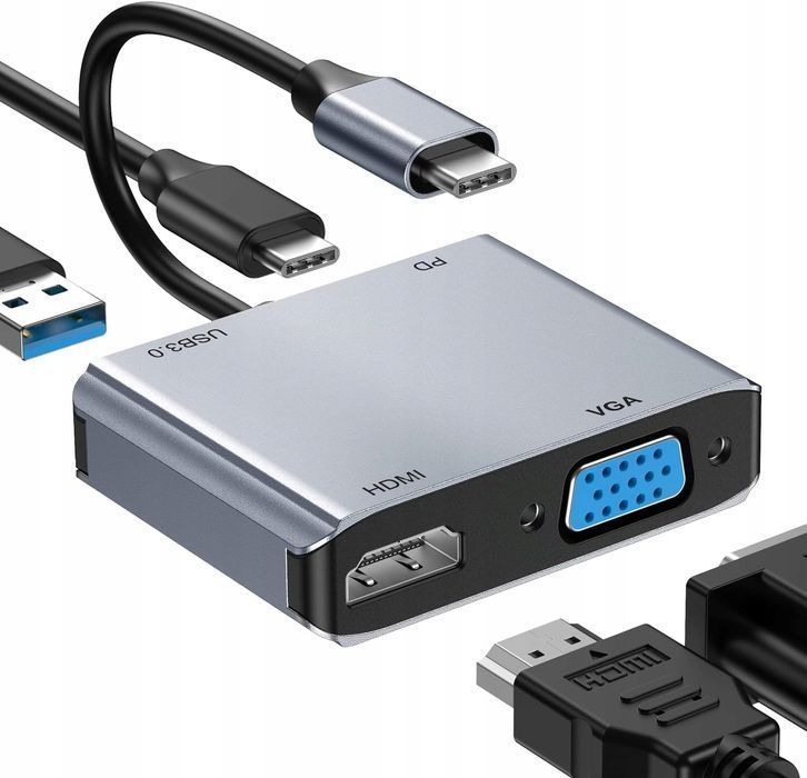outlet adapter ablewe usb c 3.0 do hdmi vga adapter
