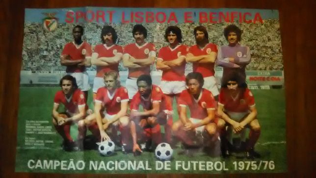 Poster Benfica Campeão Nacional 75/76 (raro)