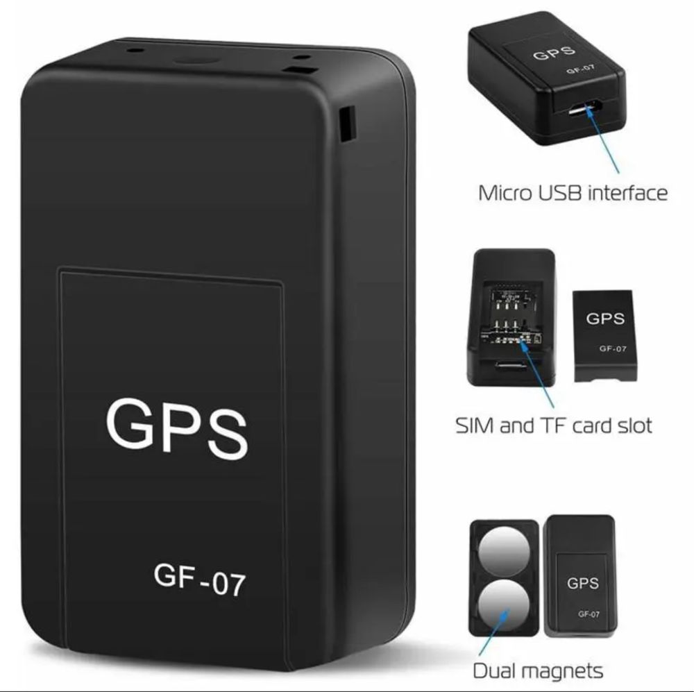 Мини GSM GPS трекер для авто со встроенными магнитами для крепления