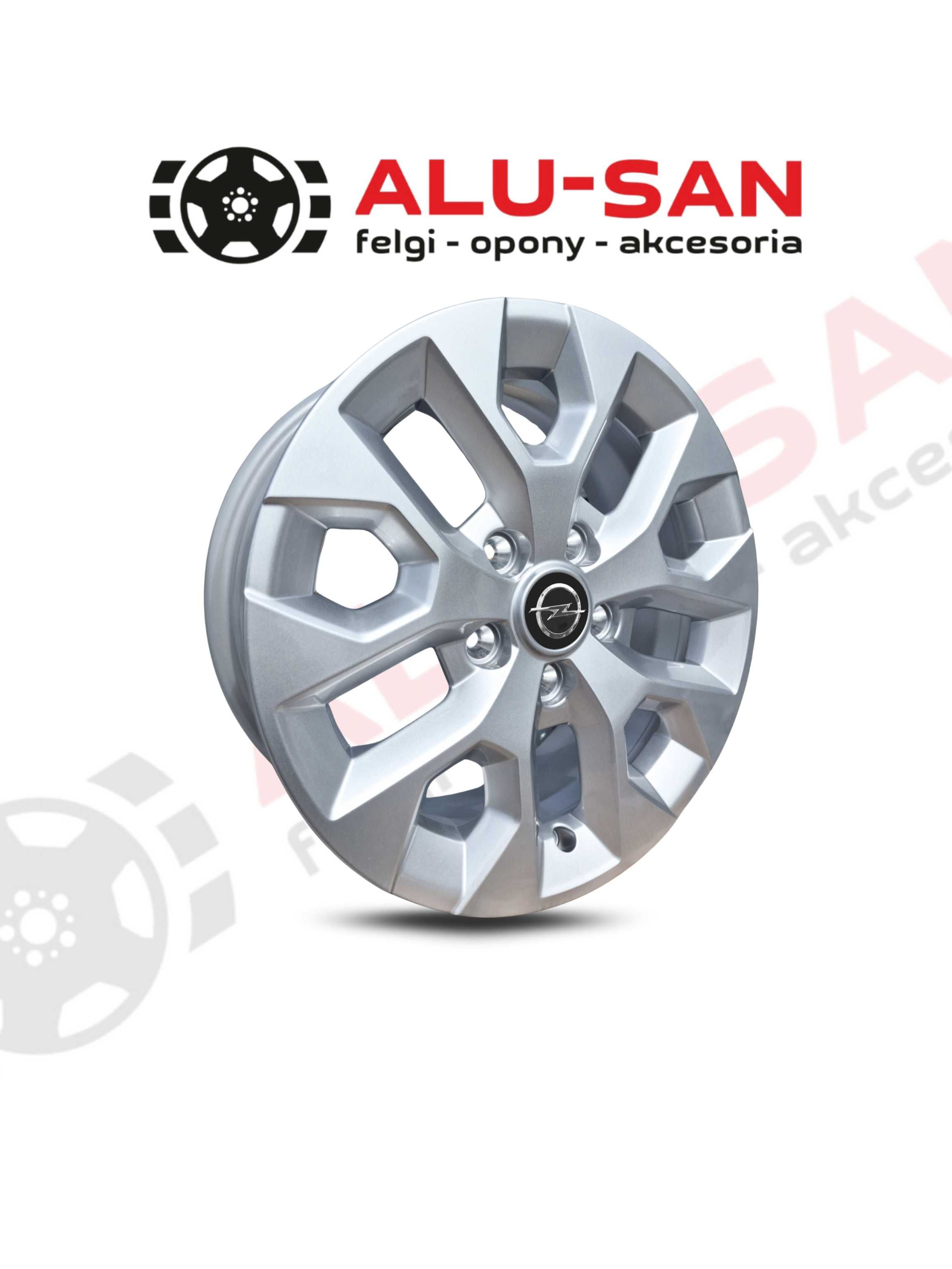 NOWE ALUFELGI 16" OPEL VIVARO B F7 X83 2014 do 2019 5x114,3 - SREBRNY