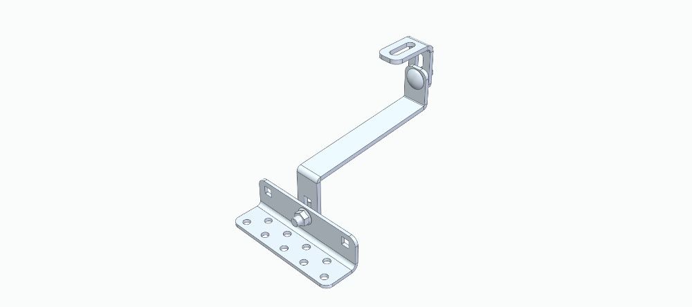 Profil montażowy aluminiowy40x40 2220mm fotowoltaika pv