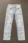 H&M boyfriend jeansy damskie spodnie W25 S M 160/64A przecierane