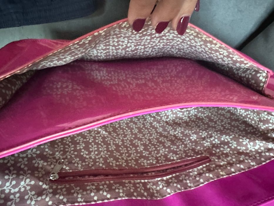 Różowa duża torba torebka