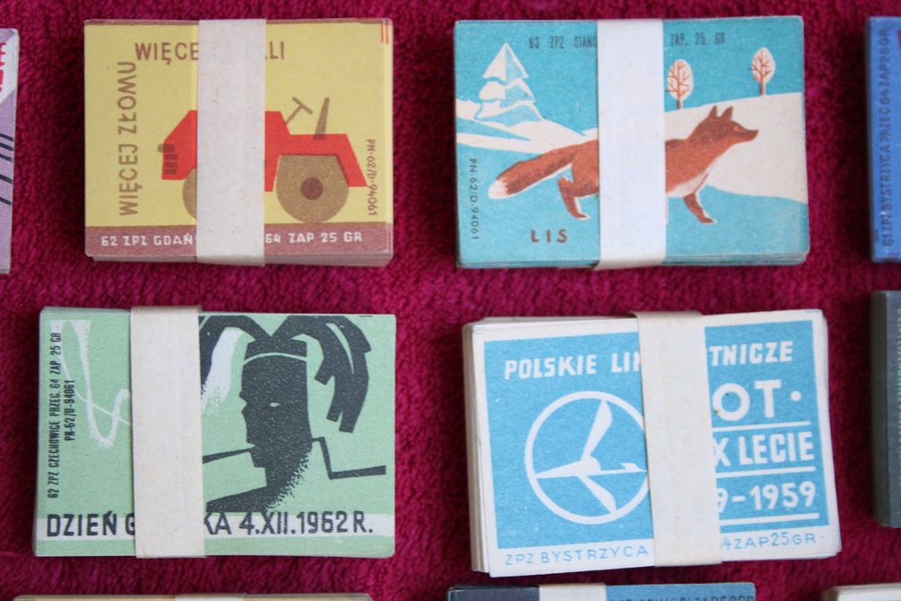 Etykieta zapałczana  NOWE -KOLECJONERSKIE Różne