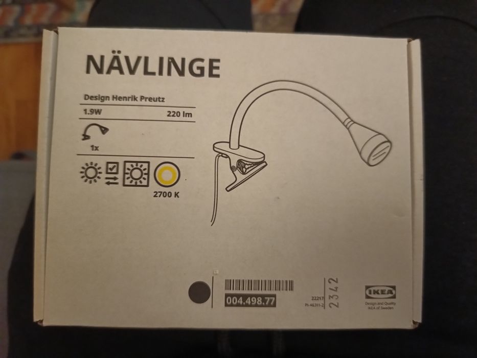 Lampa IKEA Navlinge czarna
