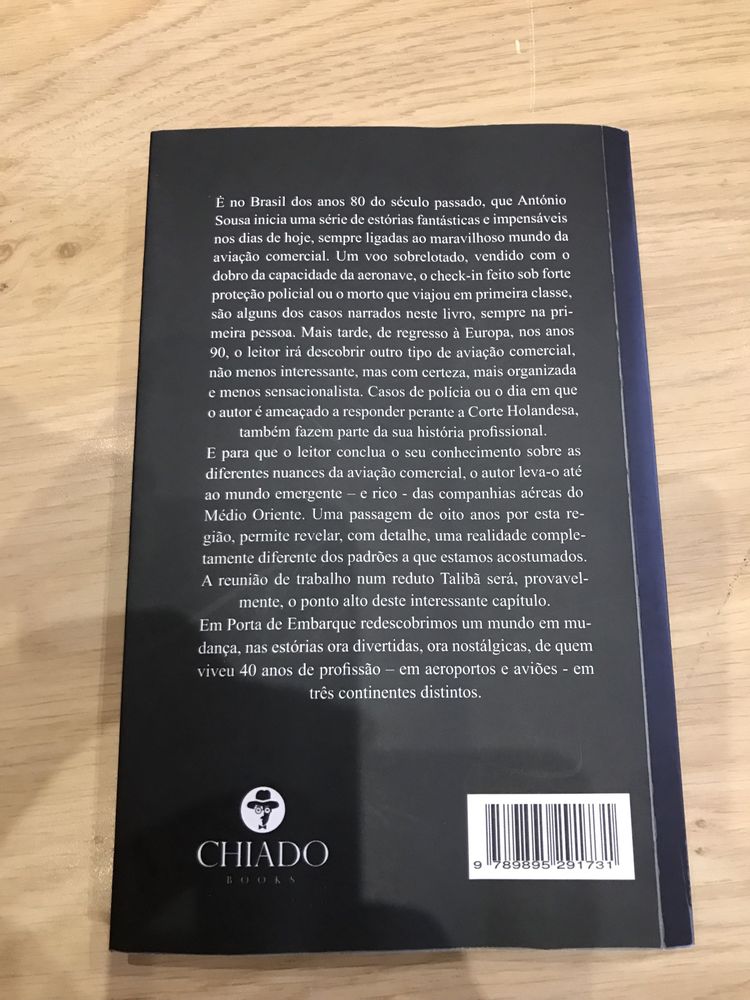 Livro porta de embarque