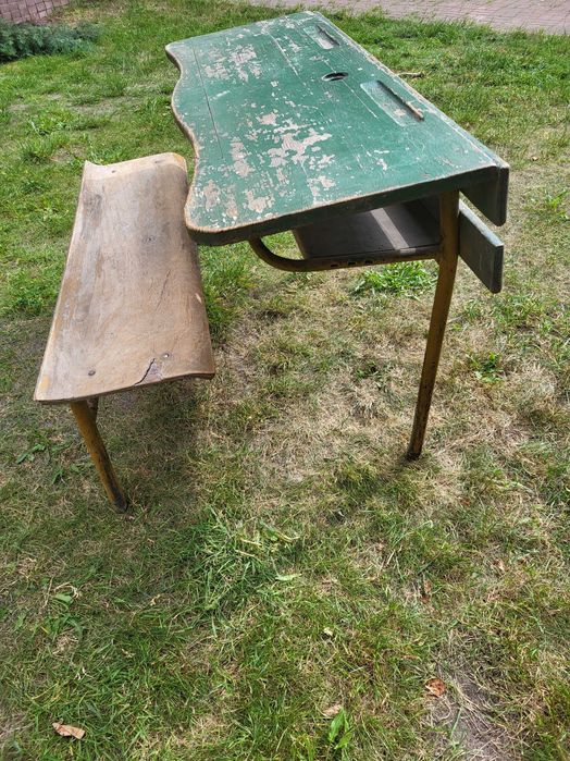 Stara ŁAWKA szkolna do renowacji