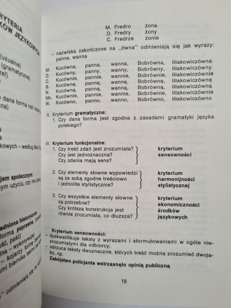 Powtórka przed maturą - gramatyka języka polskiego - Teresa Bojczewska