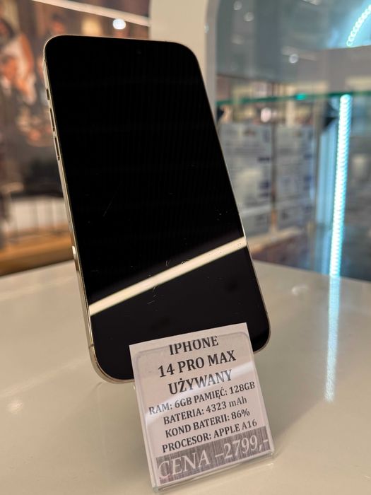 iPhone 14 Pro Max 128GB Bat 86% Topcase Vivo *Raty 0%*