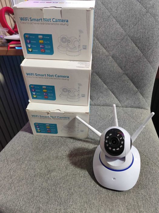 Kit 3 Câmeras Inteligentes de Interior