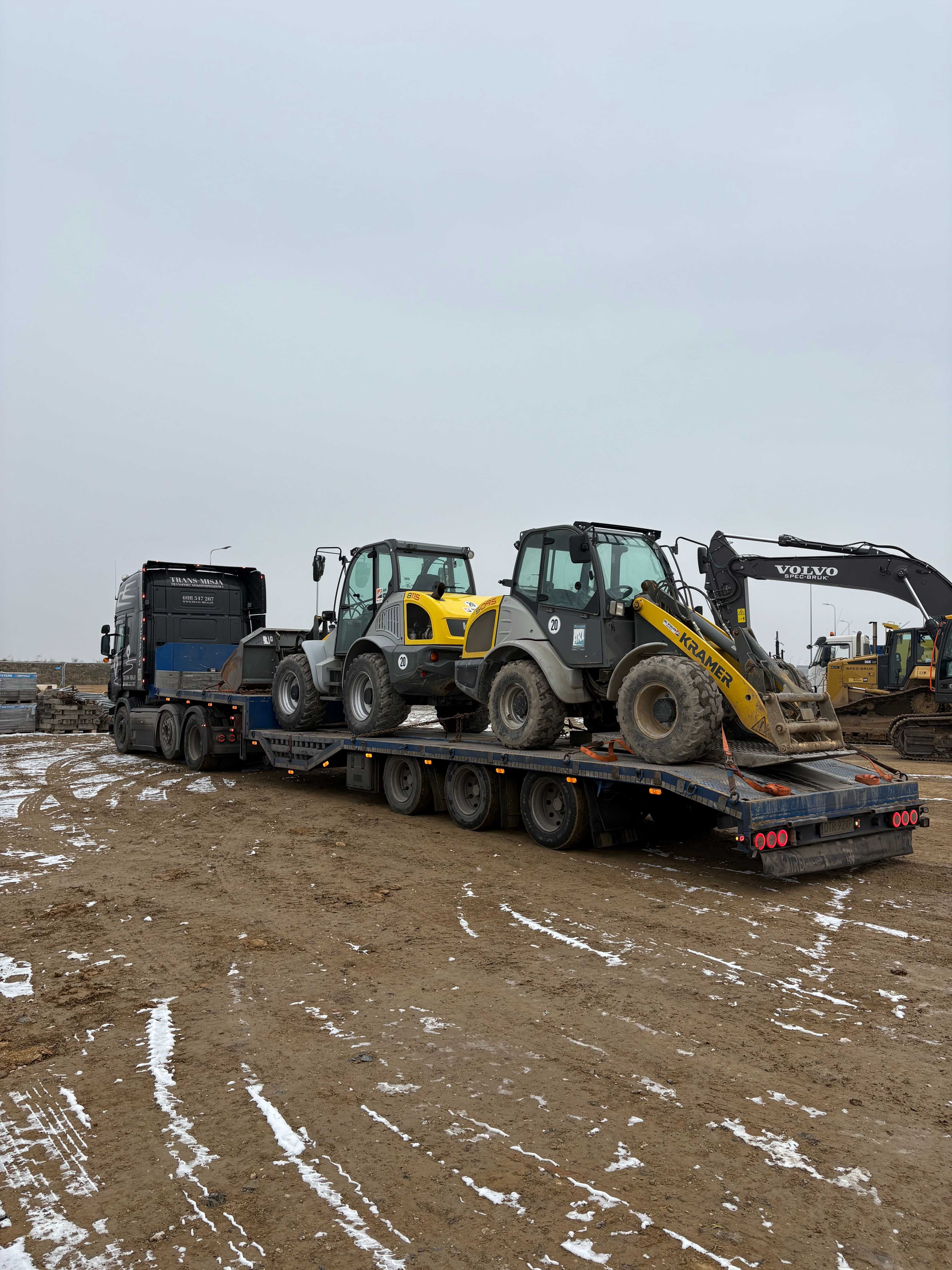 Transport niskopodwoziowy laweta platforma