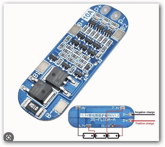 HX-3S-FL10-A BMS контролер заряду/розряду 3s HXYP-3S-CM10 12.6 V 10A