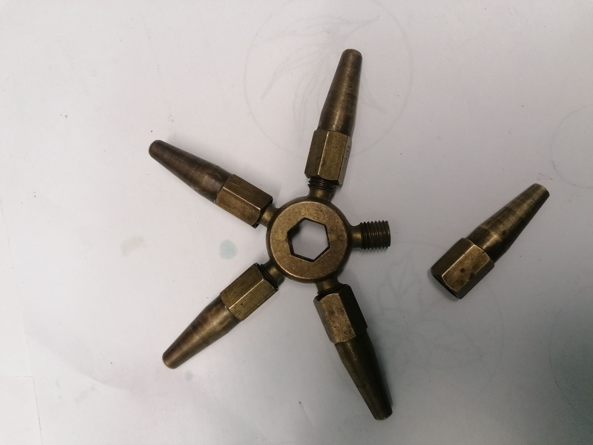Maçarico estrela de 5 bicos para desocupar