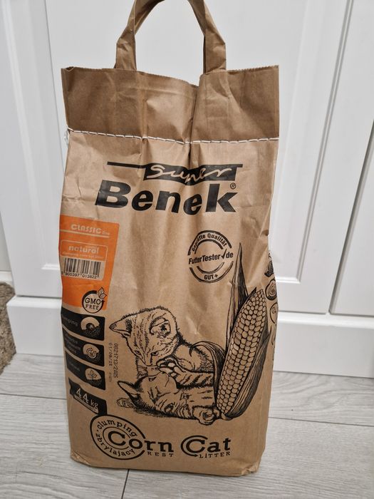 Żwirek Benek Neturalny Corn Cat 4,4 kg 7l