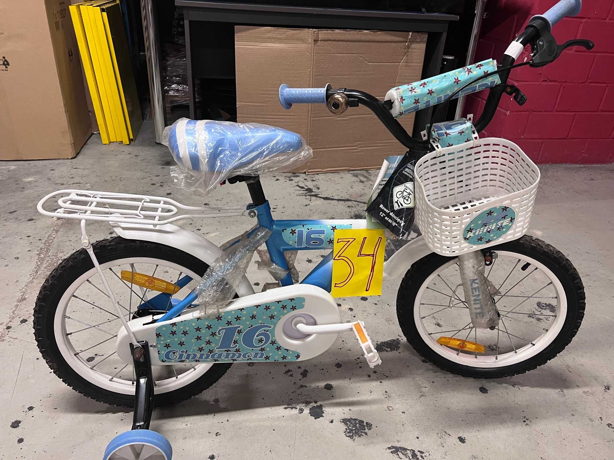 Rower dla dzieci 16'' Kenite niebieski  ( 34 )