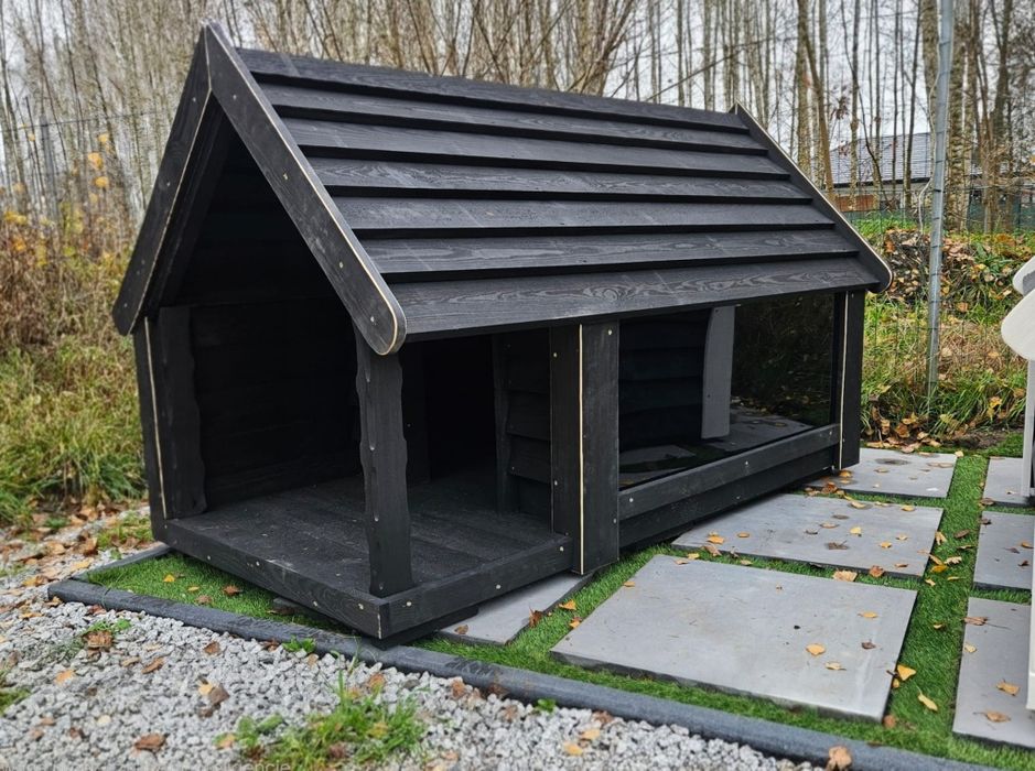 Buda dla owczarka/malinois/Husky – solidna, ręczna robota – schroniska