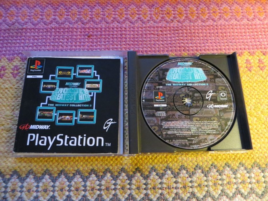 Arcade´s Greatest Hits,The Midway Collection 2, PS1, PAL