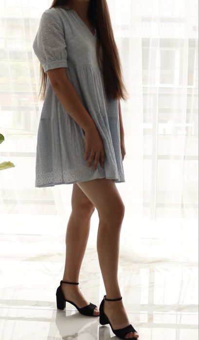 Сукня Mohito голубого кольору, розмір L, одягнула лише раз для фотосе