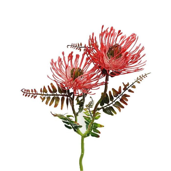 Sztuczny kwiat Sztuczna chryzantema z podwójną główką