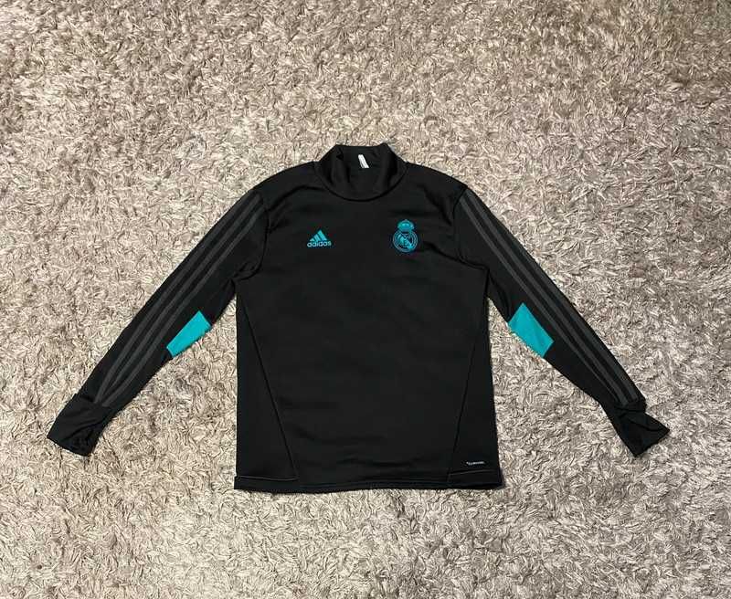 Czarna bluza sportowa Adidas Real Madryt