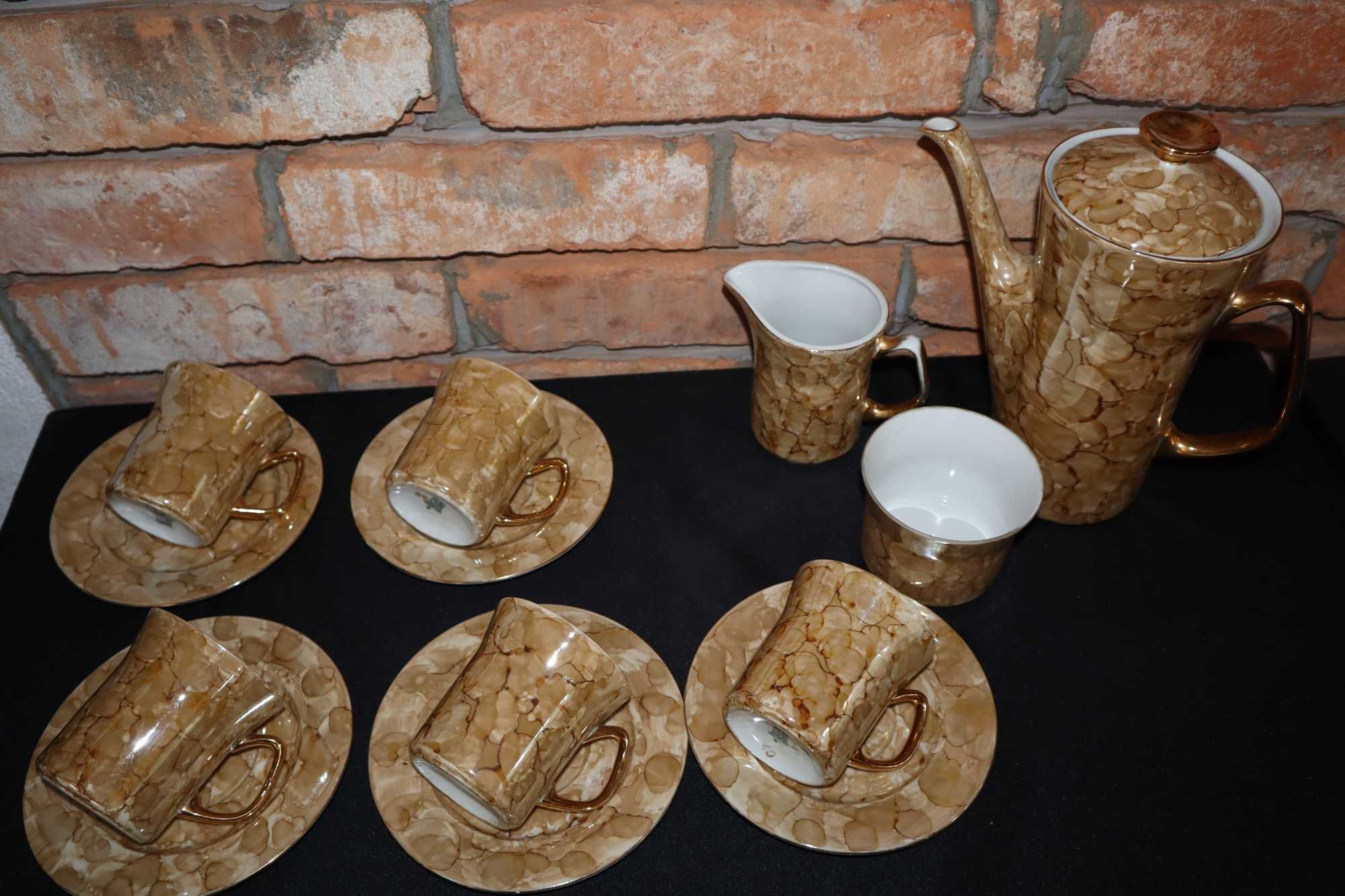 Serwis kawa herbata marmurek porcelana Włocławek NEW LOOK B030501