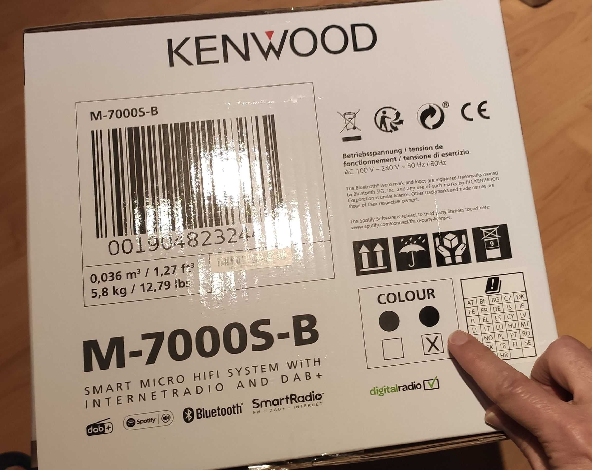 Aparelhagem HiFi Kenwood M-7000S-B